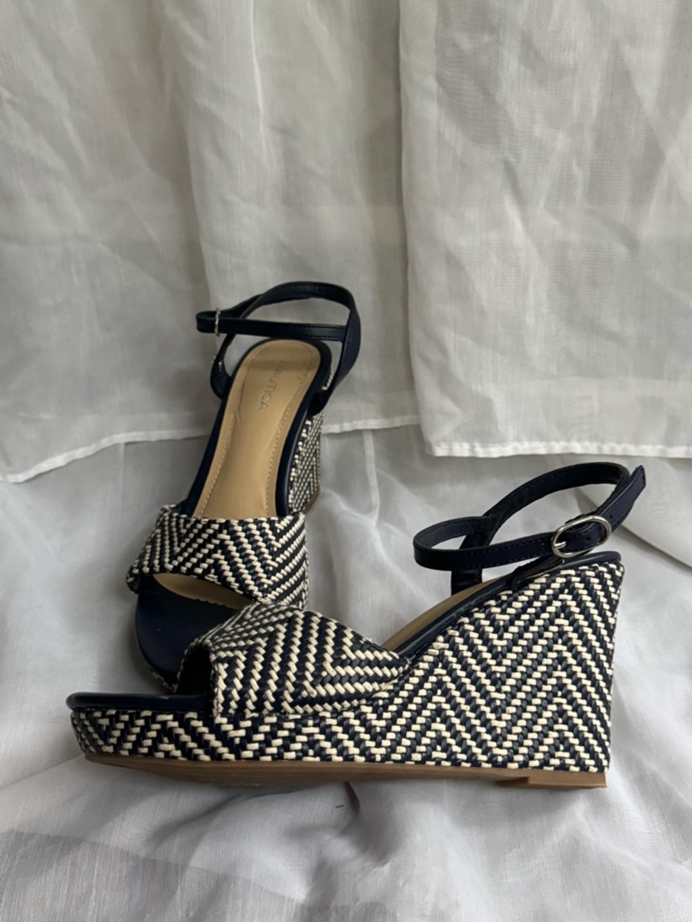 Nautica Wedge Sandals - Picture 6 of 11